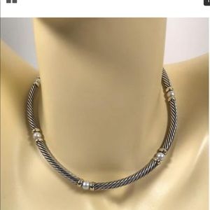David Yurman “Hampton” cable necklace.
